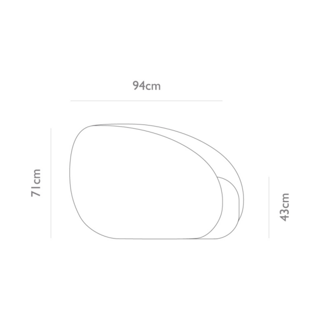 Fauteuil Rondo - Boogie Cream 02