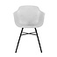 Kick Collection Buitenstoel Indy Wit - Zwart frame