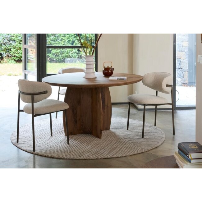 Dyyk Eetkamerstoel Saba |  Lodge Desert - Anodic Brown