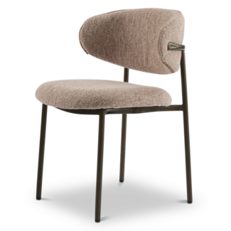 Dyyk Eetkamerstoel Saba |  Lodge Blossem - Anodic Brown