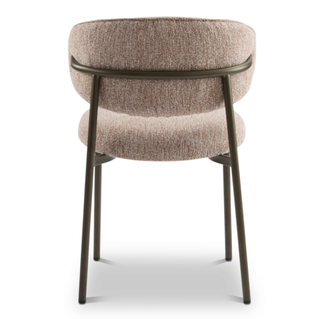 Dyyk Eetkamerstoel Saba |  Lodge Blossem  - Anodic Brown