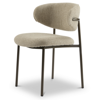 Dyyk Eetkamerstoel Saba |  Rhythm liver 10 - Anodic Brown