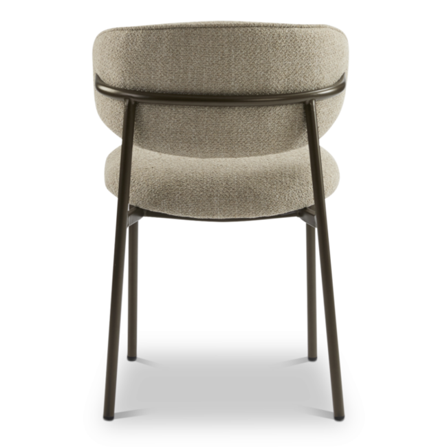 Dyyk Eetkamerstoel Saba |  Rhythm liver 10 - Anodic Brown