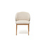 Geen Eetkamerstoel Mia | Unique serenity beige  - Oak Naturel