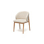 Geen Eetkamerstoel Mia | Unique serenity beige  - Oak Naturel