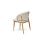 Geen Eetkamerstoel Mia | Unique serenity beige  - Oak Naturel
