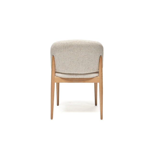 Geen Eetkamerstoel Mia | Unique serenity beige  - Oak Naturel
