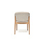 Geen Eetkamerstoel Mia | Unique serenity beige  - Oak Naturel
