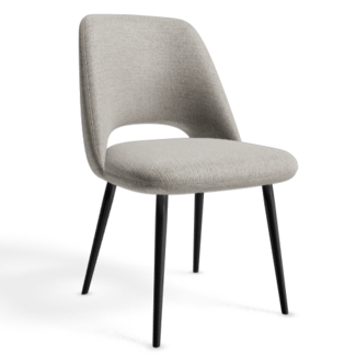 Eetkamerstoel Alfi - Sneak Naturel - Fix - Black