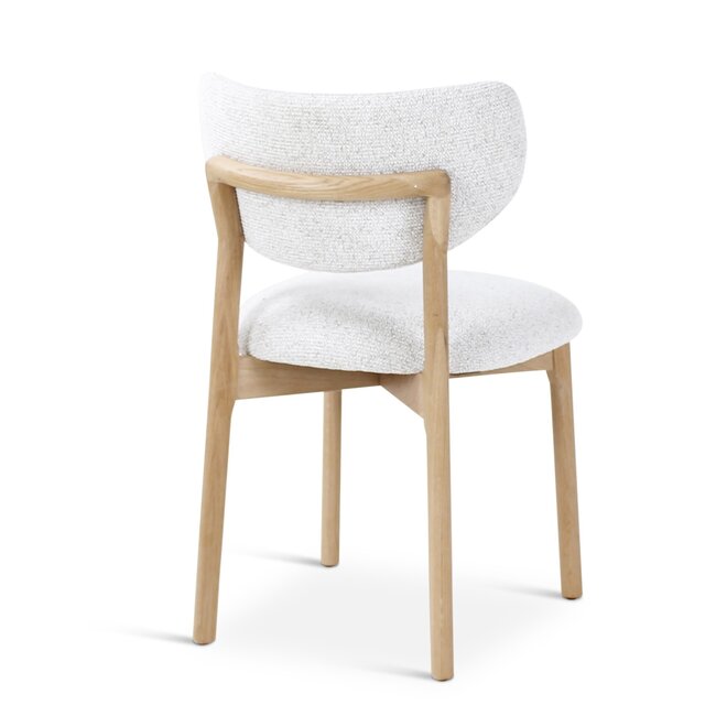 Stoel Brix - Ivory - Eik naturel