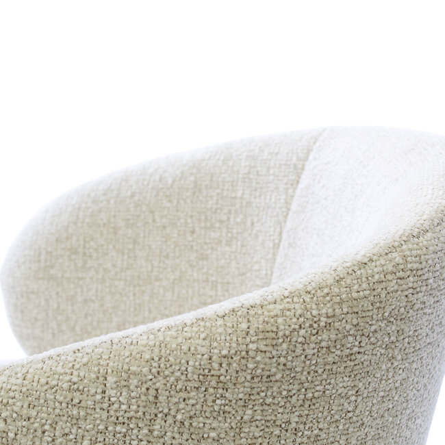 Eetkamerstoel Basso - Beige - Eik naturel