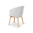 Eetkamerstoel Basso - Beige - Eik naturel