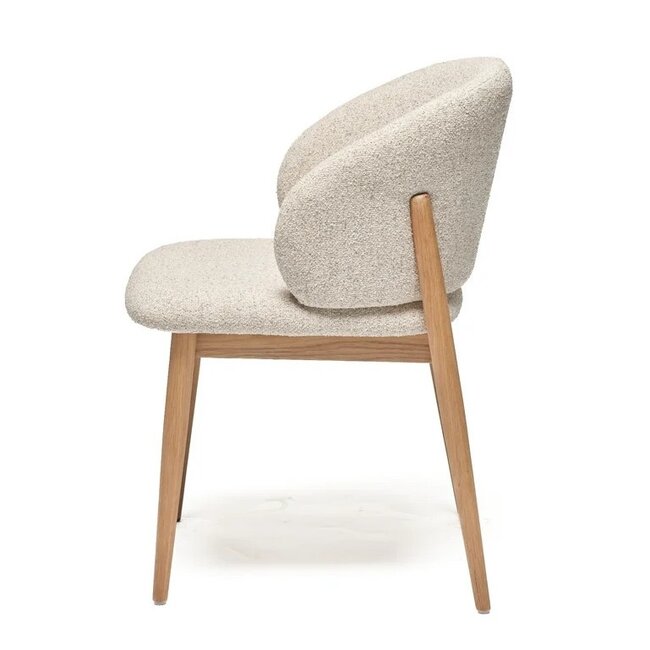 Eetkamerstoel Mia | Unique serenity beige  - Oak Naturel
