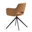 Eetkamerstoel Cosy | Turn - San Remo 401 Yellow- Turn black