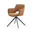 Eetkamerstoel Cosy | Turn - San Remo 401 Yellow- Turn black