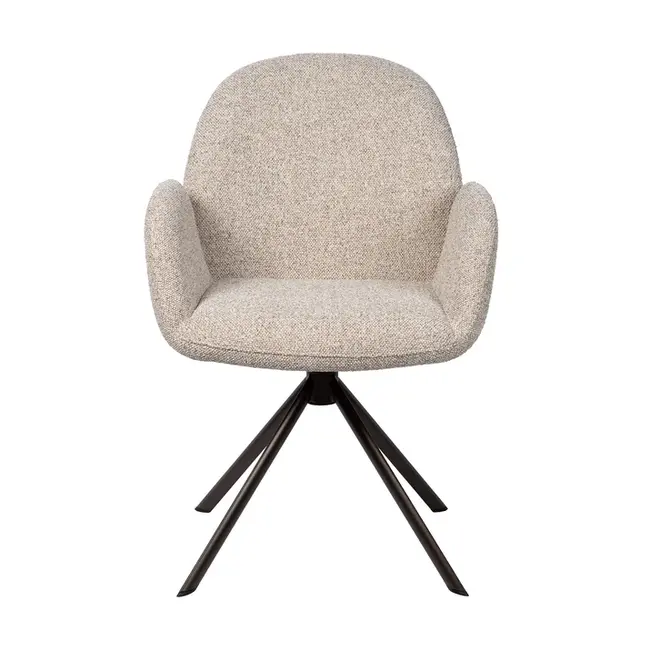Eetkamerstoel  Luz | Unique Serenity Beige  - Turn Black