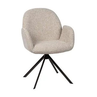 Eetkamerstoel  Luz | Unique Serenity Beige  - Turn Black