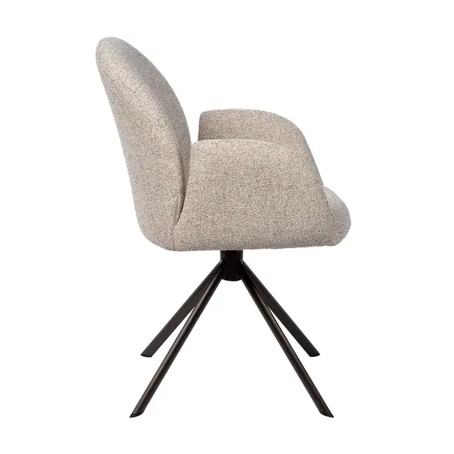 Eetkamerstoel  Luz | Unique Serenity Beige  - Turn Black