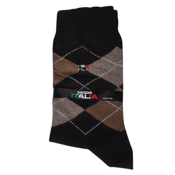 Moda Italia Moda Italia - Exclusieve heren sokken - Bruin