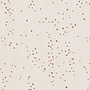 Bibelotte behang Dottig -  bruin