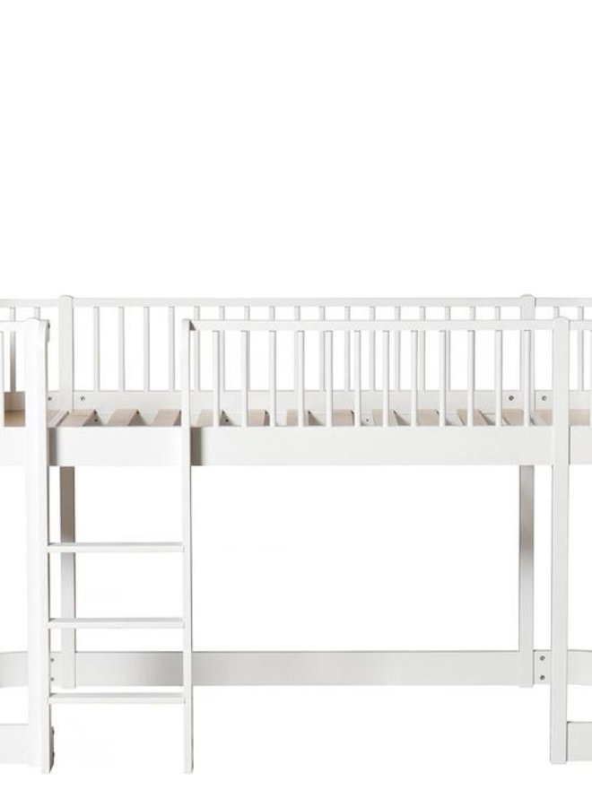 Oliver Furniture Wood original low loft bed white