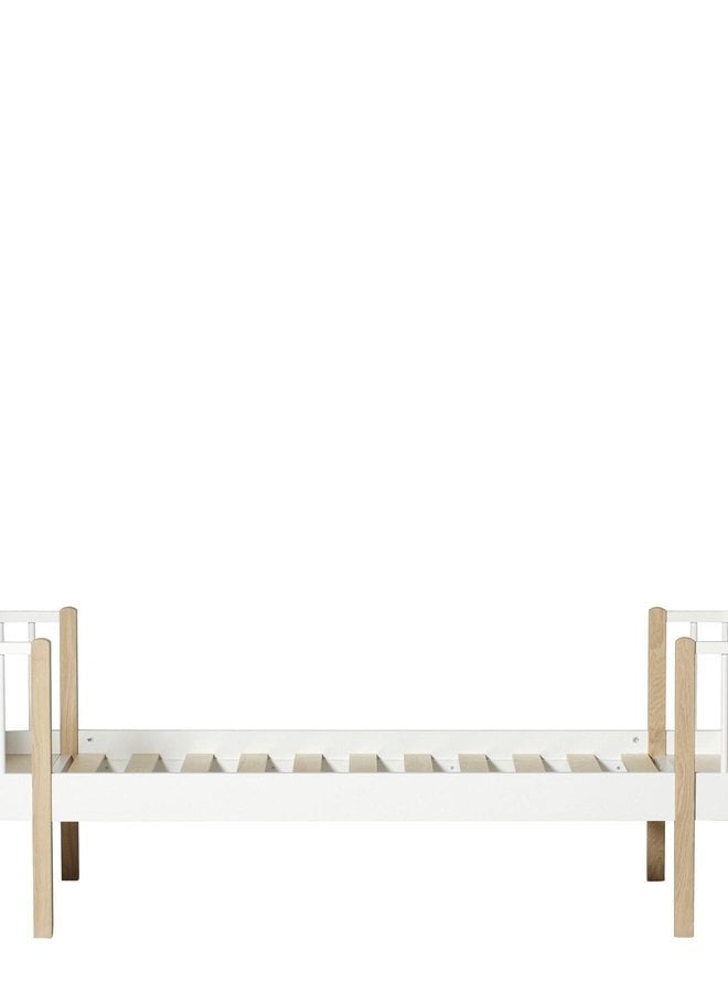 Oliver Furniture Wood original bed white/oak
