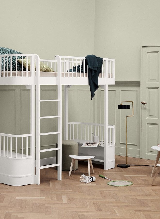 Oliver Furniture Wood original loft bed white