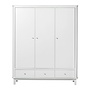 Oliver Furniture Wardrobe 3 doors, white