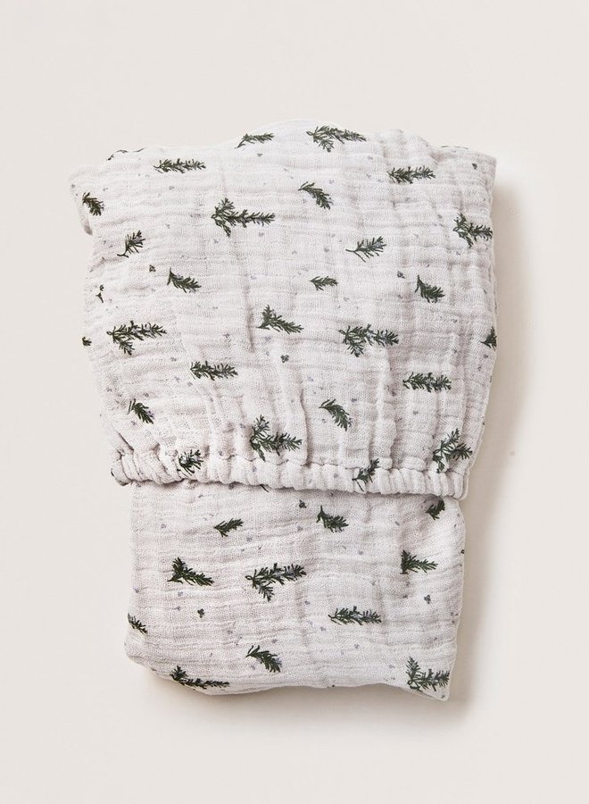 Garbo&Friends - Rosemary Muslin Adult Fitted Sheet