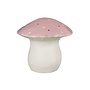Lamp vliegenzwam vintage roze groot