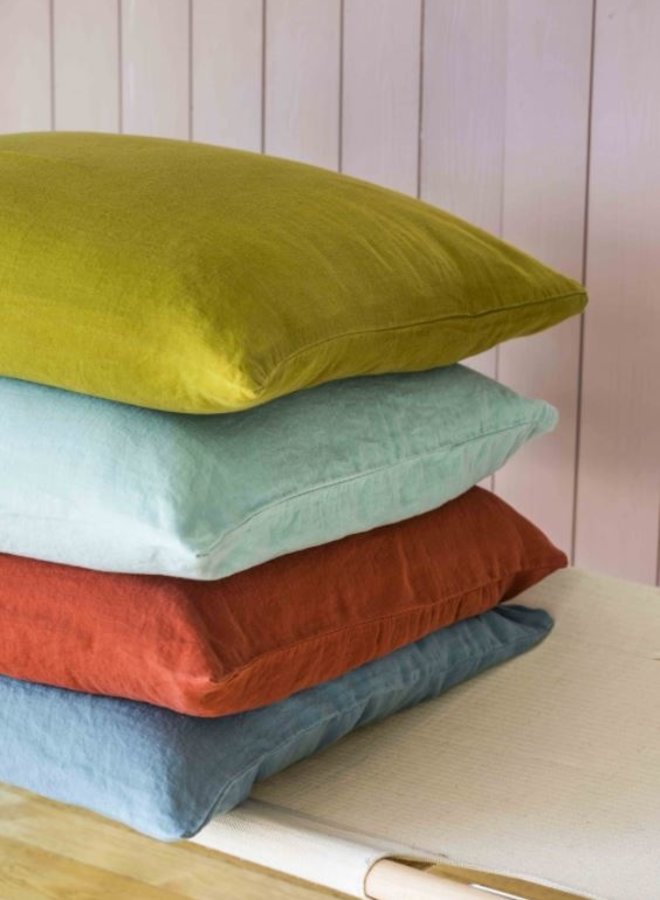 la cerise sur le gateau kussensloop Hemp Sardine 50x70