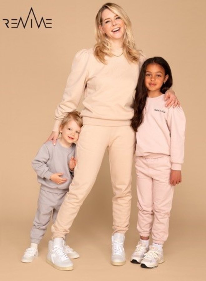 &C x REVIVE - Dames Jogging pants LL, grijs