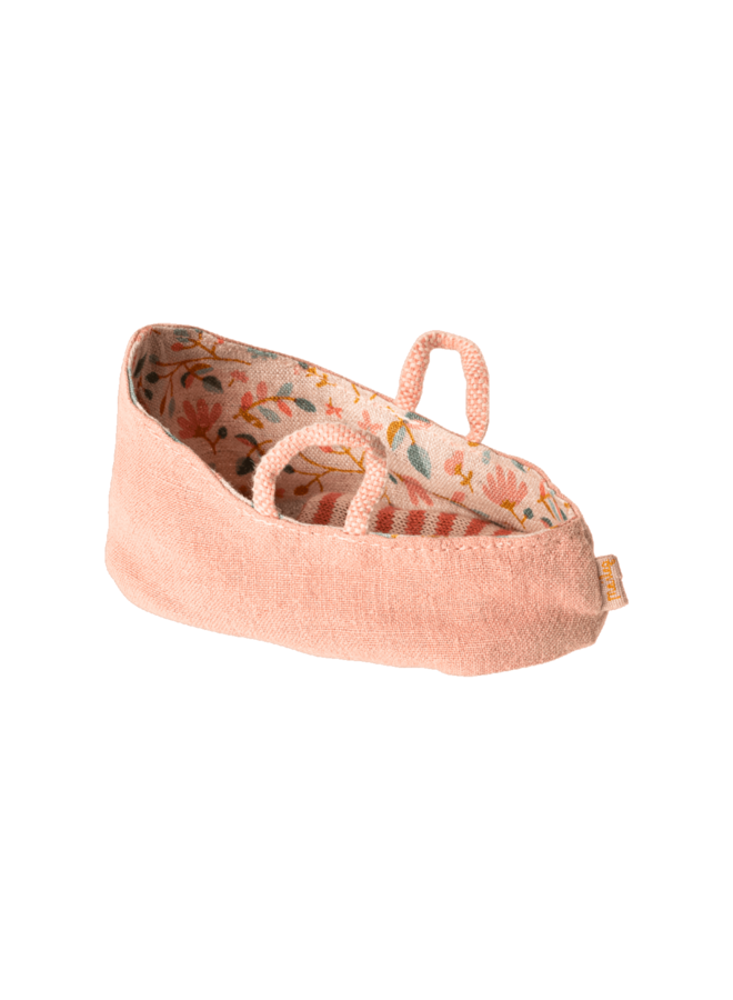 Maileg - Carry cot MY, misty rose