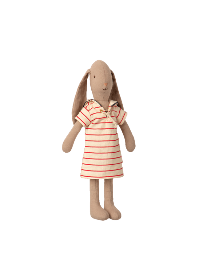 Maileg - Bunny size 2, striped dress