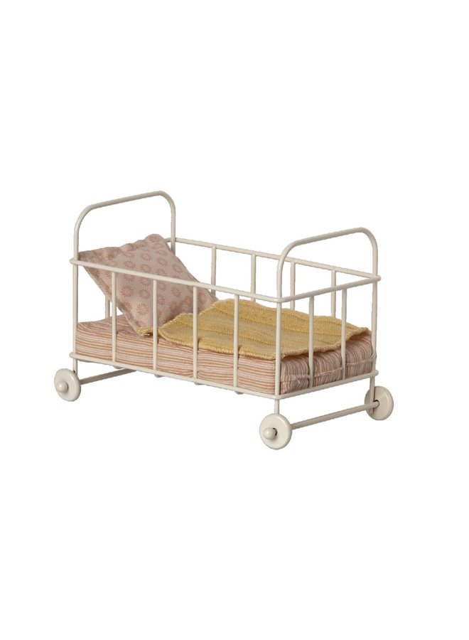 Maileg - Cot bed micro, rose