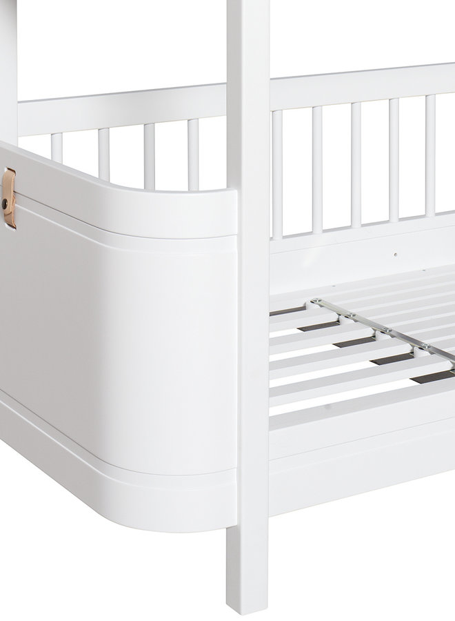 Oliver Furniture - Wood mini+ low bunk bed, white