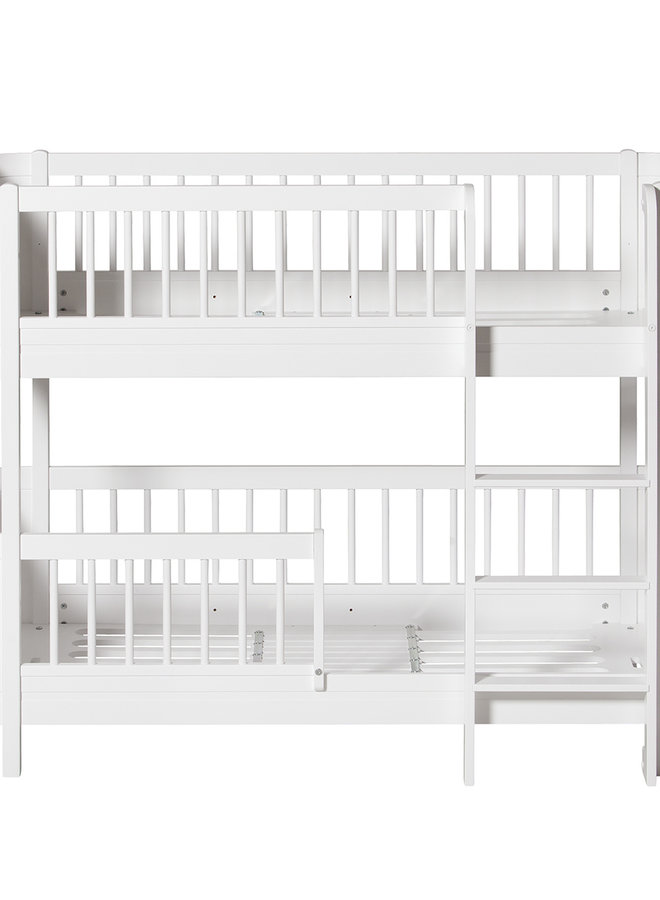 Oliver Furniture - Wood mini+ low bunk bed, white