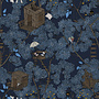 Rebel Walls Treehouse Night R18012