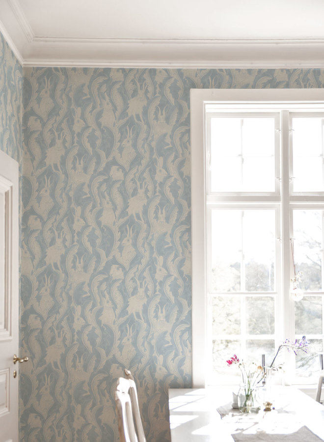 Långelid / von Brömssen Hares in hiding washed denim