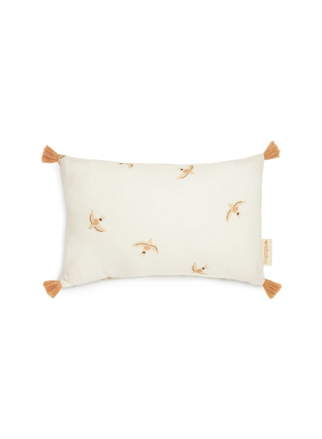 Nobodinoz - Sublim Cushion 20x35, nude haiku birds natural