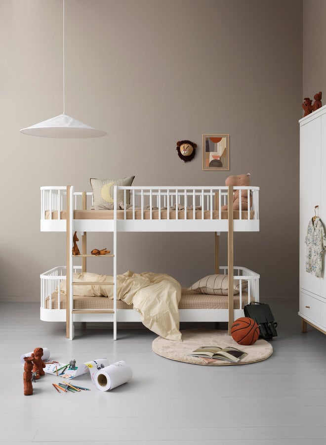 Oliver Furniture Wood Original Low Bunk bed white/oak