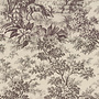 Little Greene - Stag Toile, chocolate