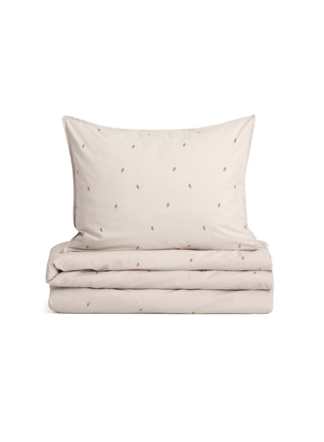 Garbo&Friends -  Lemon Embroiderypercale bed set single