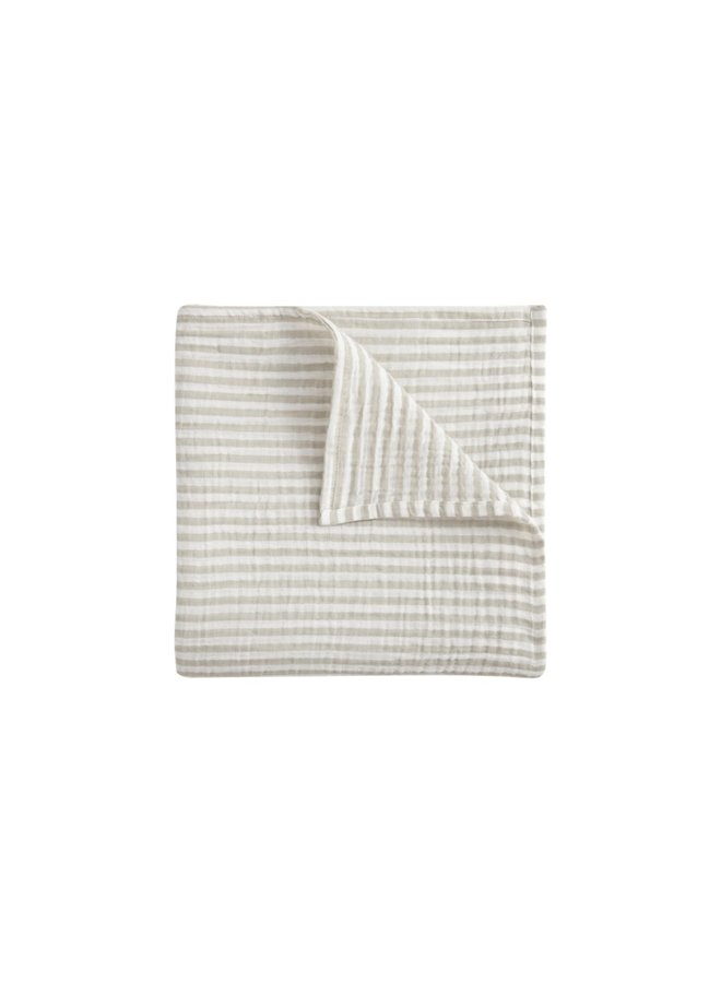 Garbo&Friends - Muslin swaddle blanket, Stripe Anjou