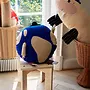 World cushion - Bright Blue