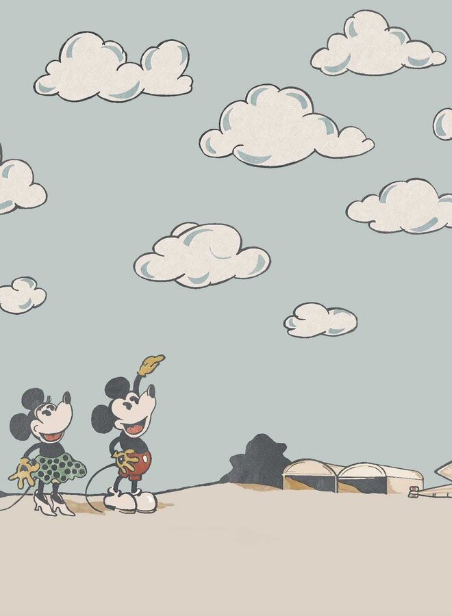 mickey in the clouds