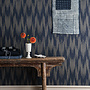 Ikat, midnight blue