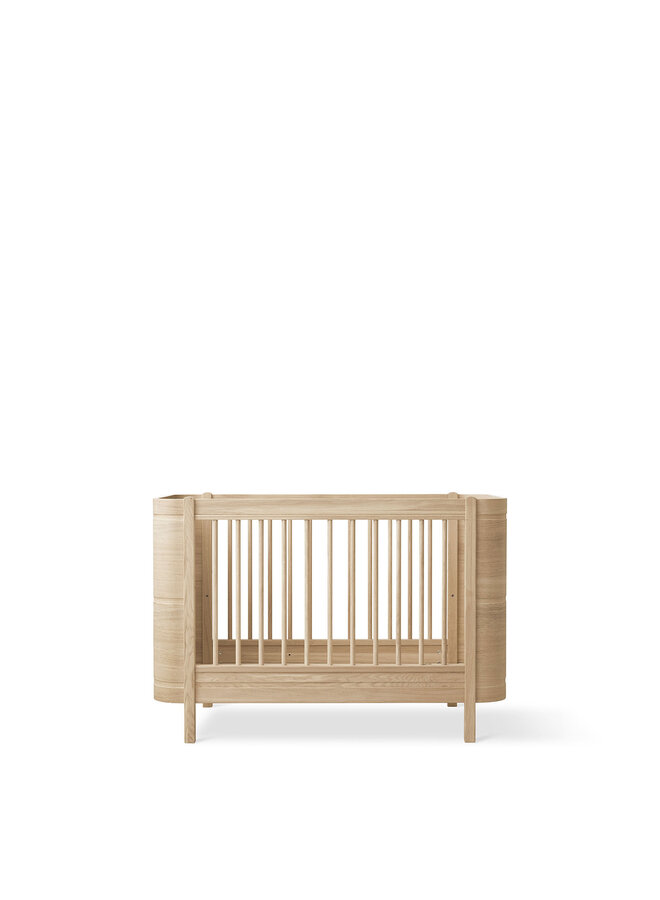 Wood Mini+ cot bed oak