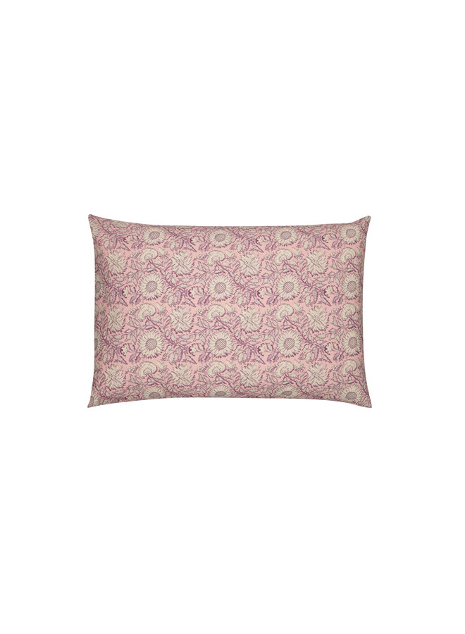 e Misha pillow case Valerie pink daisy garden 50x70