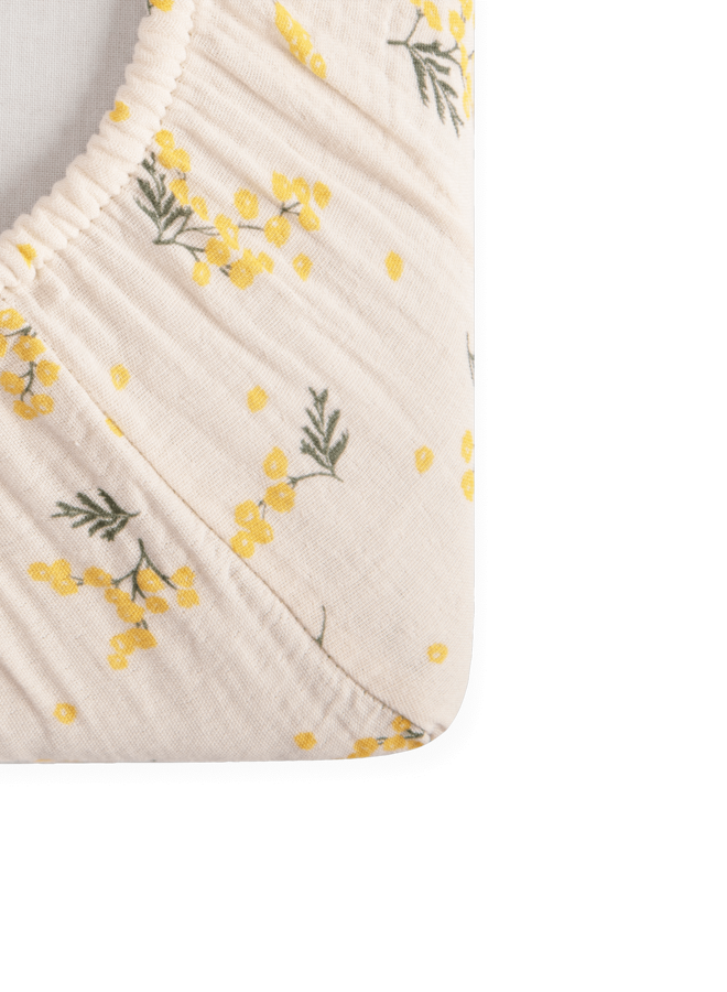 Garbo&Friends - Mimosa fitted sheet 60x120cm